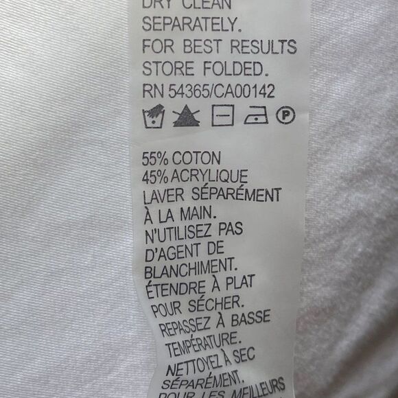 Nygard petite sz Med black/white zip cardigan, shawl collar, cotton/acrylic EUC - Picture 6 of 16